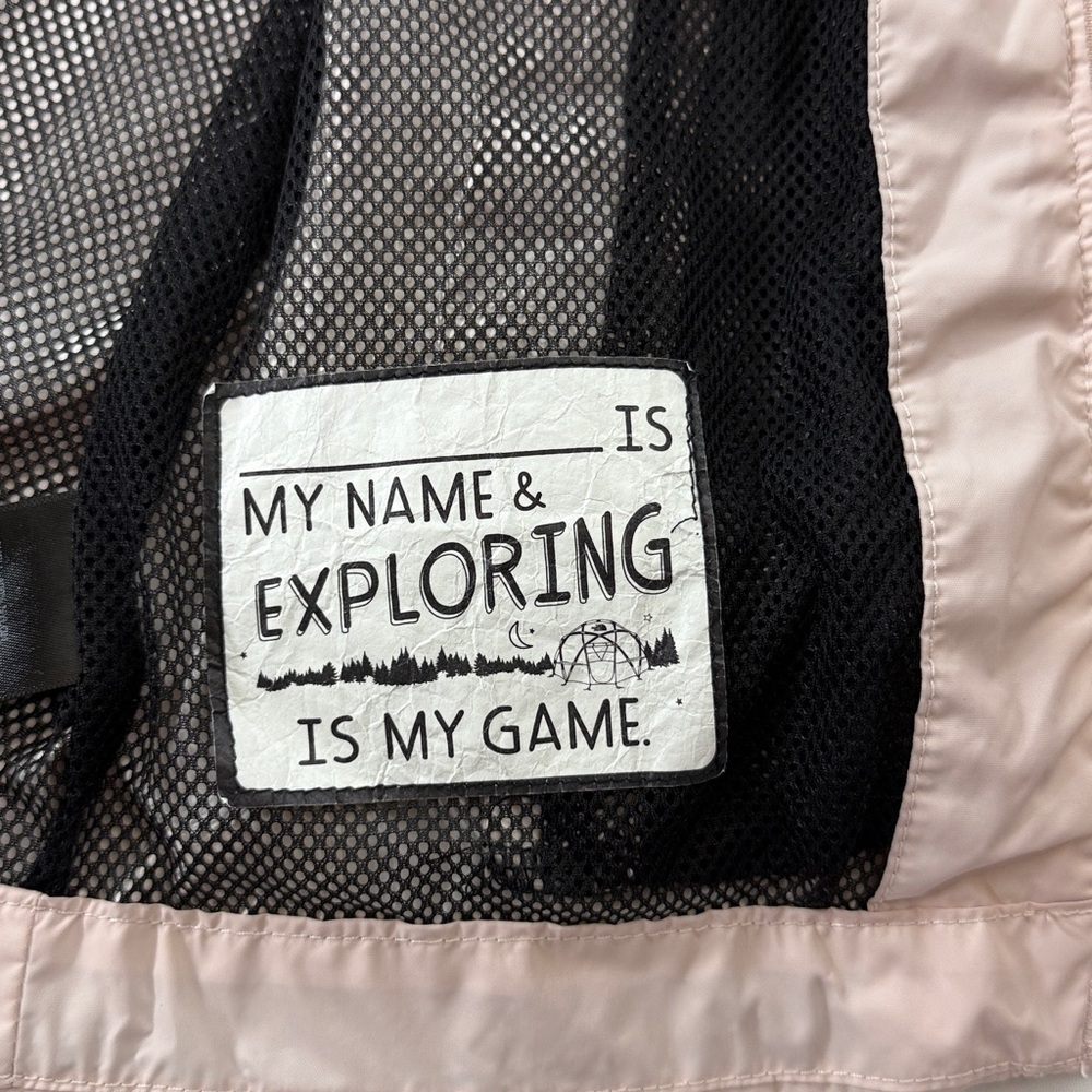 The North Face Light Pink and Black Jacket - Picture 5 of 11